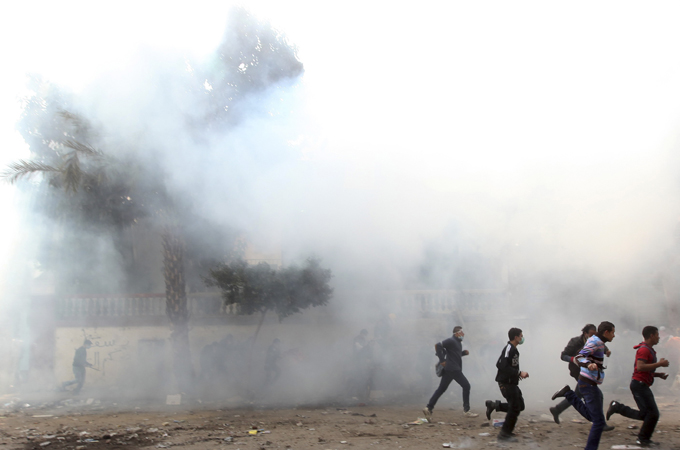 Egypt, Cairo, Toxic Pollutants, Military, Teargas, Tahrir Square