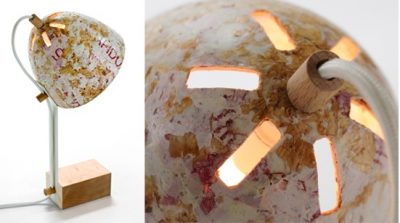 Lamps Made With 50% Sawdust, Some Plastic Bags, and Some Ingenuity