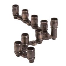 Fair Trade Bike Chain Menorah Good for Environment and for Artisans