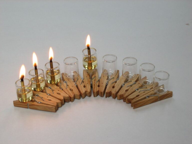 Miraculously Sustainable and Upcycled Hannukah Menorah Designs