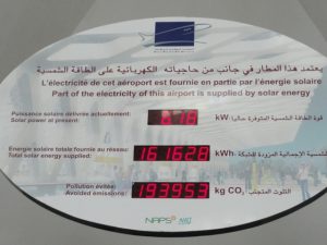 Morocco Airport Counts Solar Power Carbon Savings