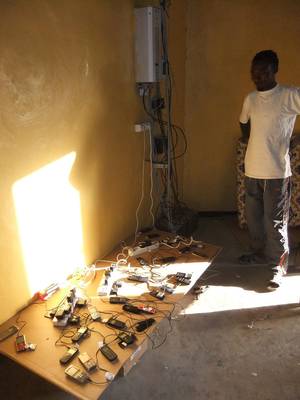 solar power, cell phone, water, water issues, ethiopia, desert, water pump, UV technology, clean tech, social design