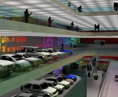 Parking and leisure activities underground in Amsterdam