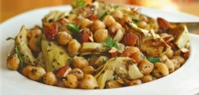 Vegan Chickpea and Artichoke Salad (RECIPE)