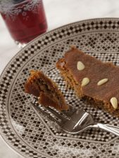Almond Torte With Pomegranate Molasses