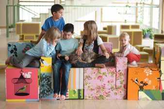 Cardboard Interior Design Upgrades Community Lobby