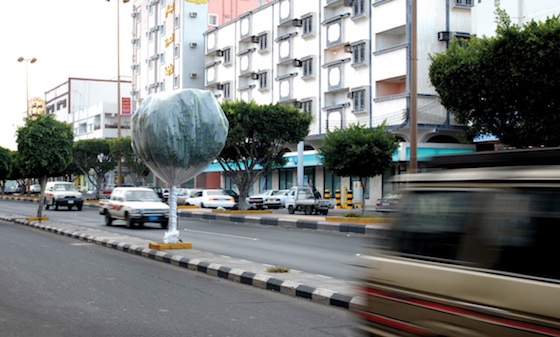 green design, Sharjah Biennale, environmental art, Abdulnasser Gharem, United Arab Emirates, nature, trees, urban planning