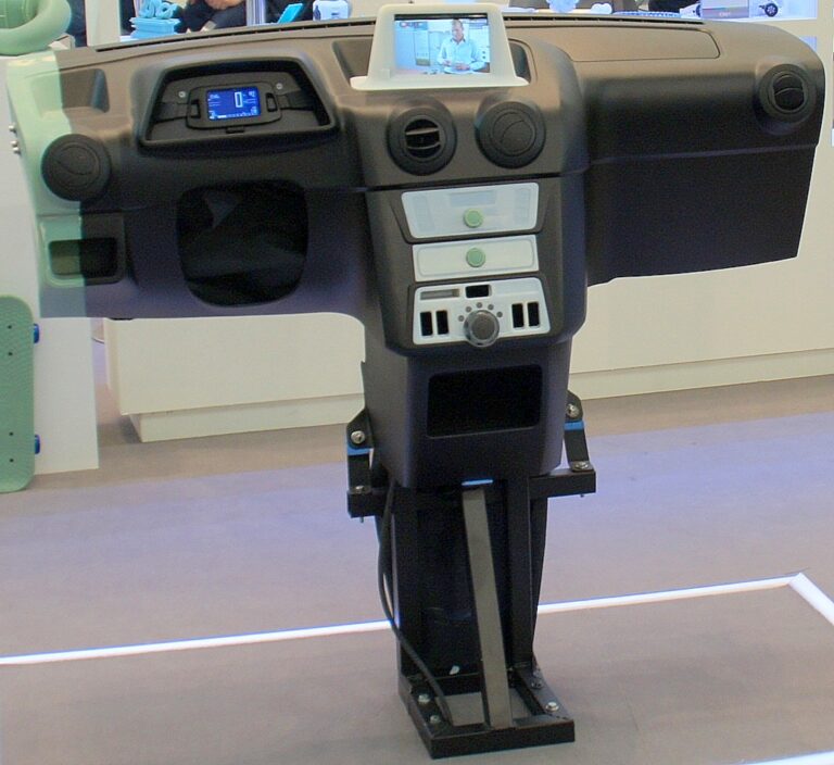 Objet Geometrics 3D Prints Electric Car Dashboard