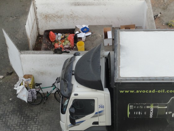 dumpster diving israel, eilat for food
