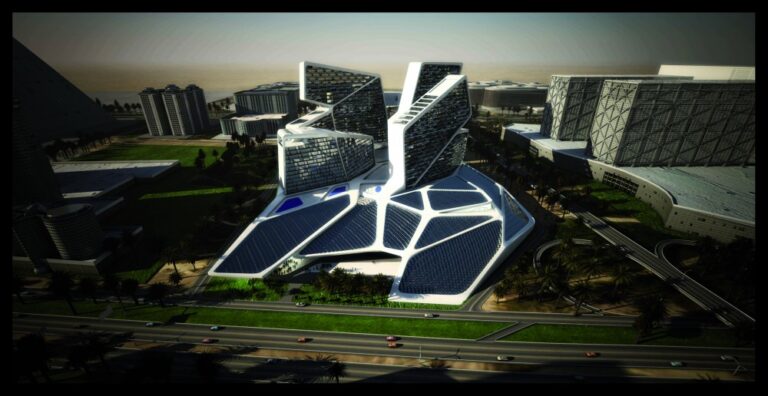 Dubai’s Vertical Village Has a Skirt of Photovoltaics