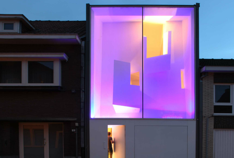 Bassam El-Okeily Converted a Tiny Garage into this Gorgeous Narrow House