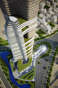 IAMZ Design Studio, architecture, design, cairo, overpopulation, carbon emissions, pollution, solar energy, green roof