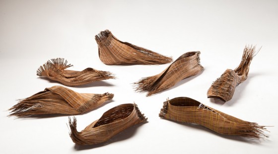 pine needle shoes, Bezalel Design Academy, green design, Milan, eco-design, sustainable design