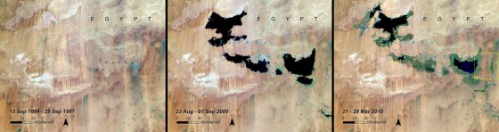 lake shrinking egypt