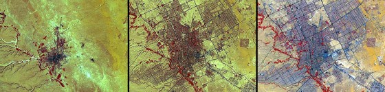 urban sprawl in Saudi Arabia