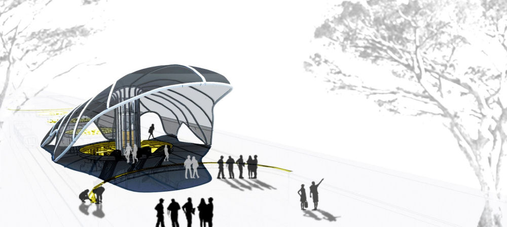 urban design, public transportation, passive design, Tel Aviv, Israel, Yitzhar Galmidi, Yaksein Eliran