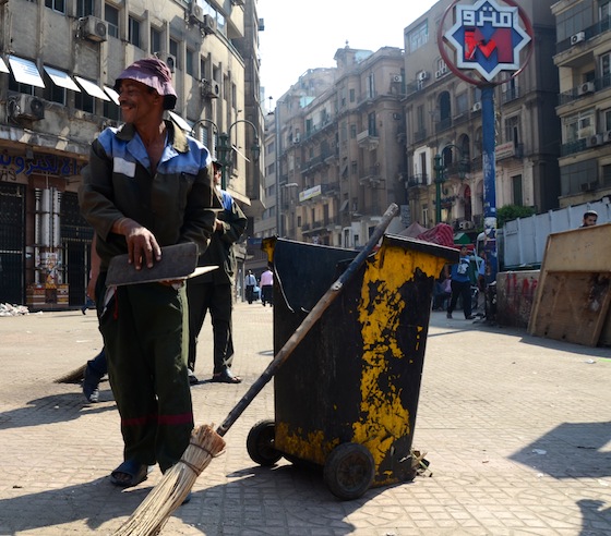 Politics, Tahrir Square, Pollution, Waste Management, President Morsi, Cairo, Egypt