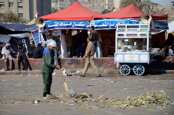 Politics, Tahrir Square, Pollution, Waste Management, President Morsi, Cairo, Egypt