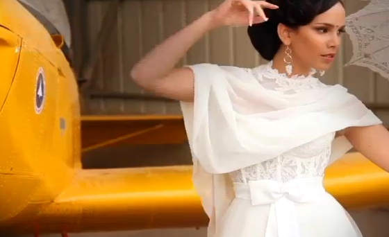 liraz rubbin, green bridal dress Tel Aviv, Israel