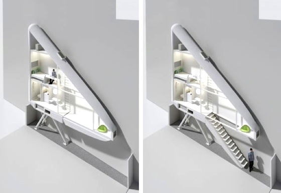 Minimalist, Etgar Keret, Jakub Szczsny, Centrala, Poland, Warsaw, Parasitic structure, Keret House, Architecture