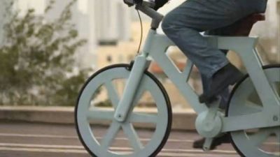 Cardboard Bike from Israel Makes Cycling Even Greener