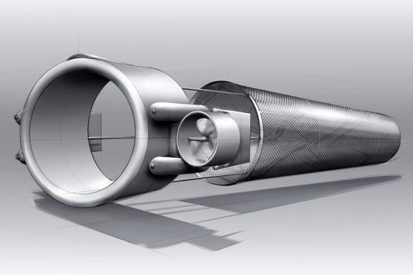 marine drone, Elie Ahovi Industrial design, clean sea of plastic