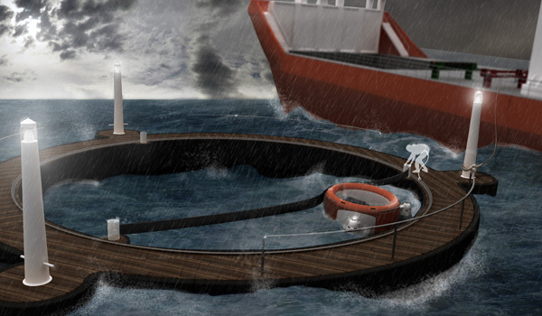 marine drone, Elie Ahovi Industrial design, clean sea of plastic