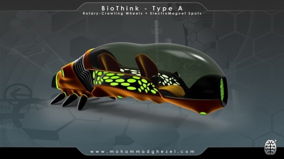 BioThink, biomimicry, Iran, Mohammad Ghezel, green transportation, hybrid energy, solar energy