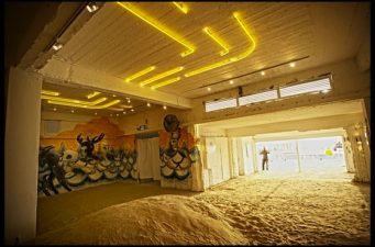 Riviera Seaside Art Gallery Features a Sand Floor and Gritty Art in Israel