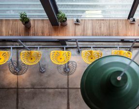 Loveat Jaffa: a 20th Century Orange-Packing Plant Turned Rustic Cafe