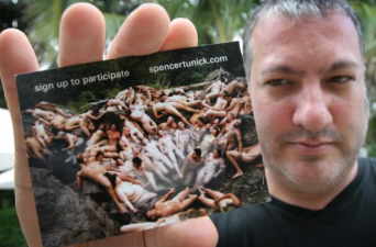 Spencer Tunick Will Float Clothed at the Dead Sea