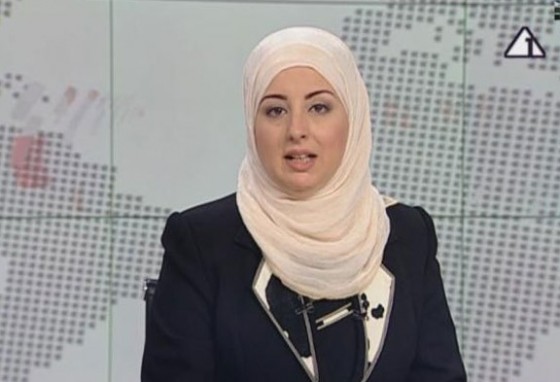 Fatma Nabil headscarf, egypt tv, arab spring, hijab