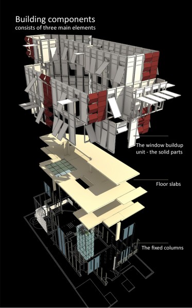 green design, Oxygen Villa, prefabricated house, eco-design, House, Egypt, mashrabiya