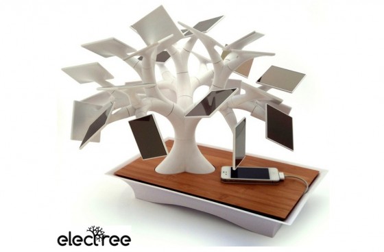 electree gadget solar bonsai engadget, tech charger