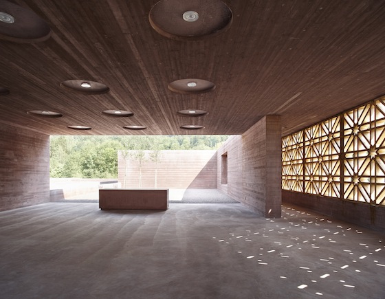 Islam, cemetery, Austria, green design, sustainable design, bernardo bader