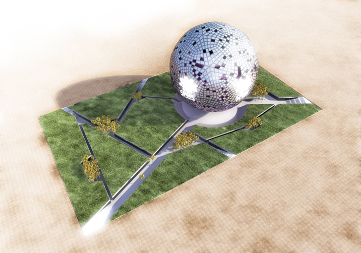 Qatar, crystal ball, FIFA, World Cup, 2022, Museum, Sustainable Development, Design