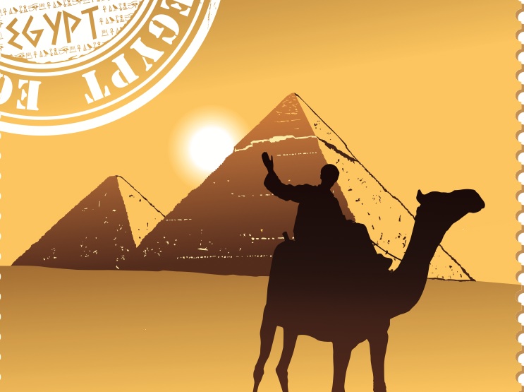 solar energy, egypt, camels, pyramids