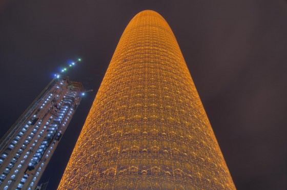 World's Best New Tall Building, Burj Qatar, Doha Tower, Qatar, Mashrabiya, Arabian Gulf, Architecture