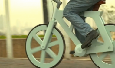 $9 Cardboard Bike from Israel Going to Market