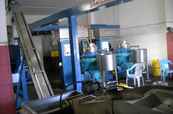 green waste refinery water treatment for olive oil press, boutique wineries