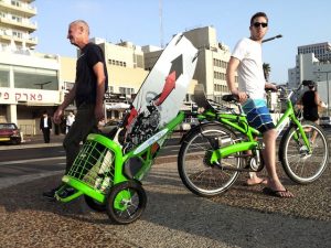 Clever Tel-O-Porter Bike Trailer Boosts Israel’s Shared Bike Program