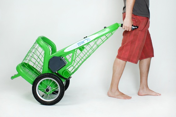 green transportation, design, Tel-O-Fun, Tel Aviv, urban cycling, shared bicycles, bike trailer