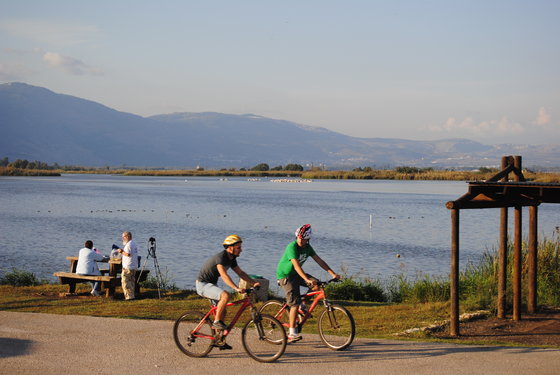 bike trail hula valley park