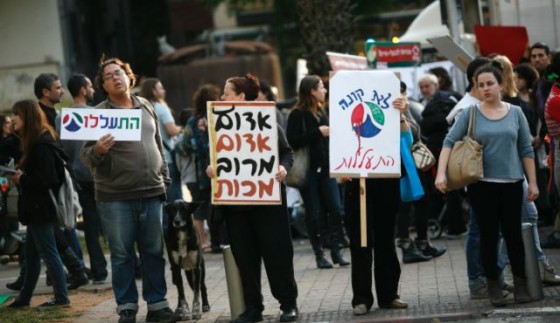 protest animal rights meat industry israel