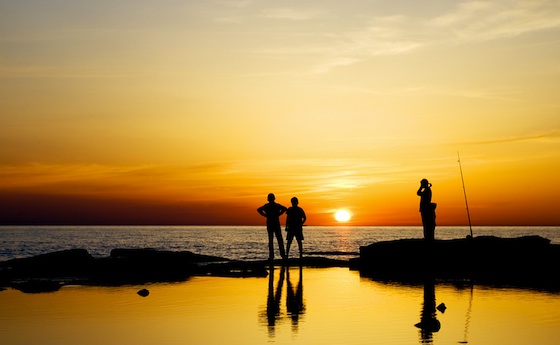 Caspian Sea, Iran, tourism, eco-tourism, travel, adventure, Rahhalah, hiking, trekking, Sunset