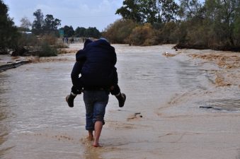 Biblical Flood Swamps Tel Aviv and Fills Reservoirs