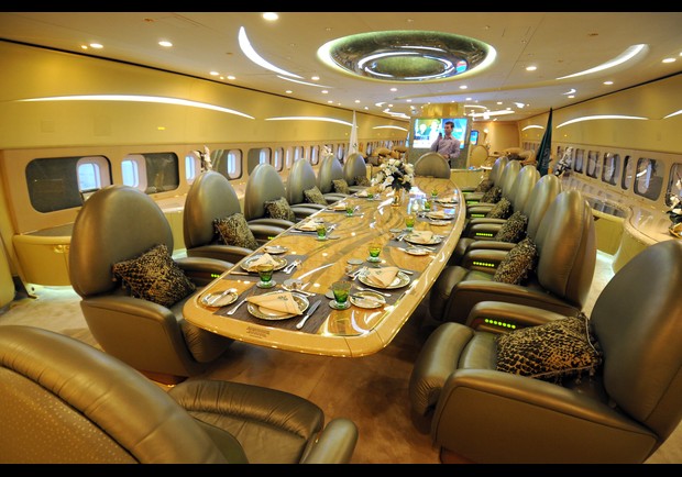 Inside private jet of saudi prince