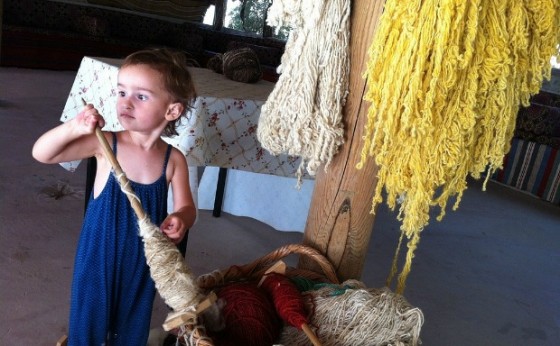 lakiya sidreh weaving workshop with bedouins