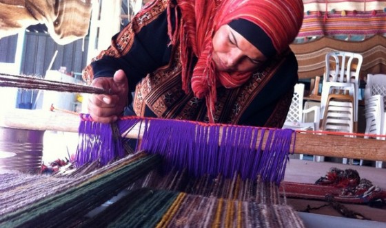 lakiya sidreh weaving workshop with bedouins