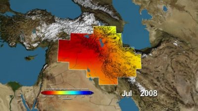 NASA Watches Underground Fresh Water Sea Vanish from the Middle East (VIDEO)